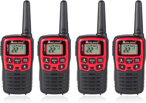 Vista 5 de Midland - X-TALKER T31VP, Walkie Talkies FRS de 22 canales - Radios bidireccionales de alcance extendido, 38 códigos de privacidad y alerta