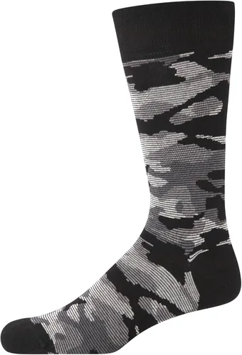 Vista 6 de Cole Haan Calcetines de cuello redondo con estampado de vestido para hombre (paquete de 3)