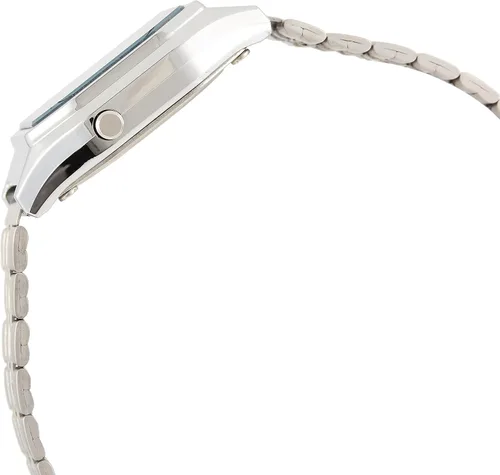 Vista 3 de Casio LA680WA-2BDF - Reloj retro digital para mujer color plateado