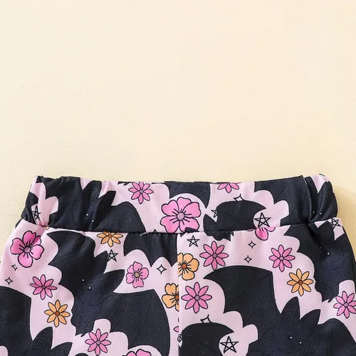 Vista 6 de My First Halloween - Conjunto de ropa de manga larga para bebé niña, mameluco de calabaza recién nacida