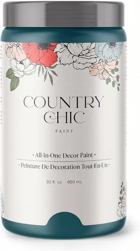 Vista 128 de Country Chic - Pintura a la tiza todo en uno para muebles y armarios, ecológica, acabado mate, con primer y sellador, para madera y metal, Alchemist