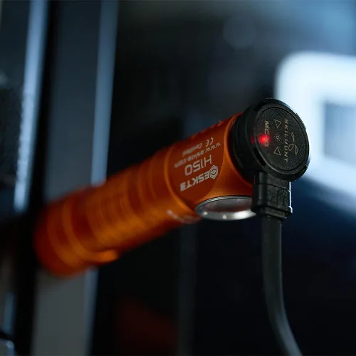 Vista 2 de H150 - Linterna frontal LED magnética USB compacta, luz EDC recargable para camping, correr, senderismo, al aire libre