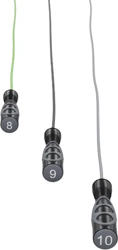 Vista 3 de Power Systems Elite Jump Rope - Vinilo prémium y bola radial para máxima rotación