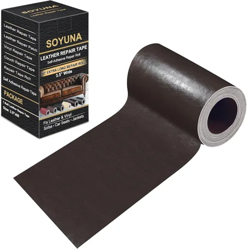 Vista 28 de Parche de reparación de cuero autoadhesivo para muebles, cinta de reparación de cuero para sofá, asiento de automóvil, silla, muebles, kit de Grano