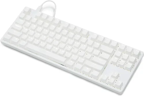 Vista 7 de DROP Teclado mecánico ENTR - Funda de aluminio sin llave teclas PBT de doble brillo N-Key Rollover USB-C LED retroiluminado blanco interruptores