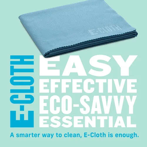 Vista 8 de E-Cloth - Paños para vidrio y pulido, limpiador de vidrio de microfibra premium, ideal para ventanas, vidrio y espejos, lavable y reutilizable