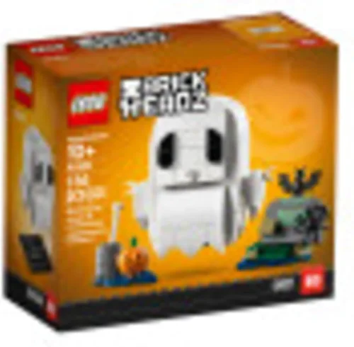 Vista 3 de LEGO BrickHeadz Halloween Ghost 40351 Kit de construcción (136 piezas)