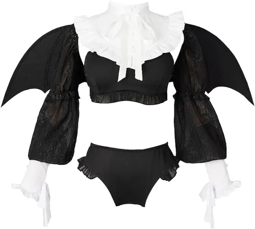 Vista 4 de Juejuezi Marin Kitagawa Cosplay Devil Costume Anime My Dress Up Darling Dress Halloween Costumes for Women