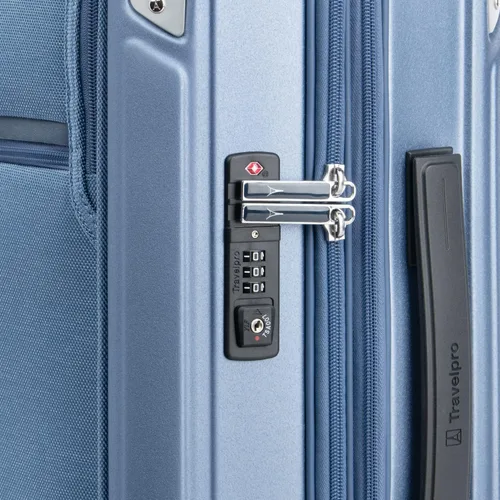 Vista 5 de Travelpro Platinum Elite Hardside - Maleta de policarbonato con cierre TSA, azul (Dark Sky Blue), Platinum Elite Hardside - Maleta de policarbonato