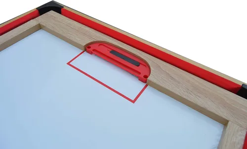 Vista 23 de Hathaway Madison - Mesa multijuego 6 en 1 de 54 pulgadas, ideal para salas de juegos familiares, incluye billar, futbolín, hockey deslizante, tenis