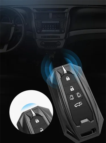 Vista 7 de Funda de aleación de zinc compatible con Toyota Sienna 2021 2022 2023 6 botones
