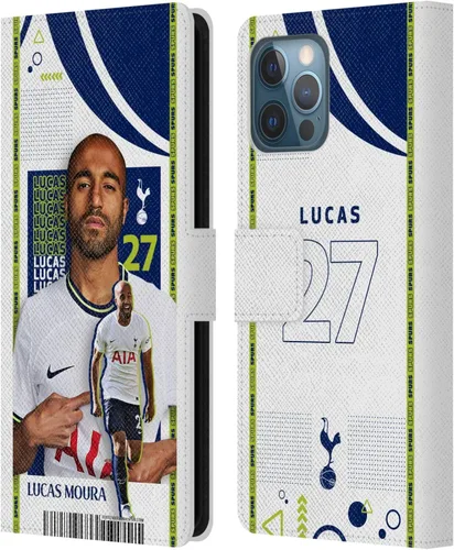 Vista 62 de Head Case Designs Officially Licensed Tottenham Hotspur F.C. Cristian Romero 2022/23 First Team Leather Wallet Case Compatible with Apple iPhone 11