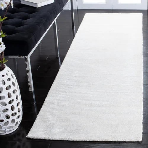 Vista 7 de SAFAVIEH Himalaya Collection - Alfombra de pasillo, 2 pies 3 pulgadas x 6 pies, beige, hecha a mano de lana y viscosa, ideal para zonas de alto