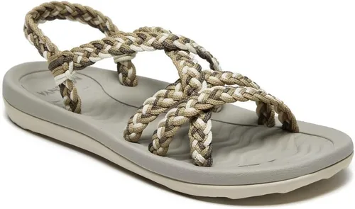 Vista 10 de MEGNYA – Sandalias para mujer, cómodas, planas, con soporte de arco, impermeables, para caminar, senderismo, viajes, bodas, playas y lugares