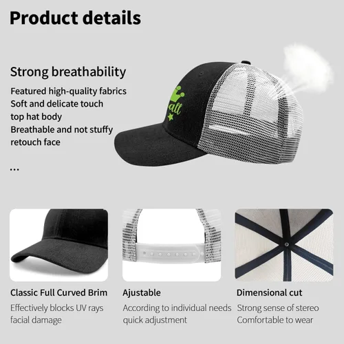 Vista 7 de devor Hats Pickleball Queen Baseball Caps, Graphic Baseball Caps for Men