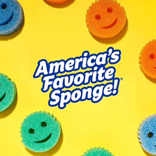 Vista 8 de Scrub Daddy Esponja – Aroma Fresco de Limón – Esponja Multiusos para Platos Sin Rayones – Sin BPA y Fabricada con Espuma de Polímero – Esponja