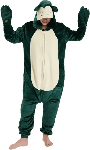 Vista 4 de XMiniLife Pijama unisex para adultos, disfraz de Navidad, Halloween