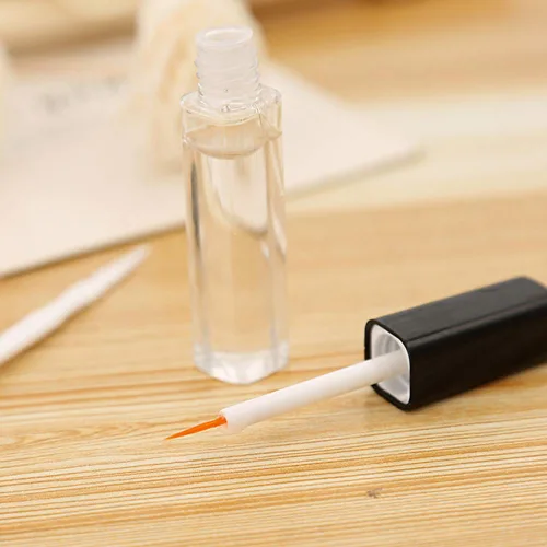 Vista 4 de Pestañas postizas negras Pegamento adhesivo transparente Pestañas postizas Gel de párpado doble Maquillaje de ojos duradero