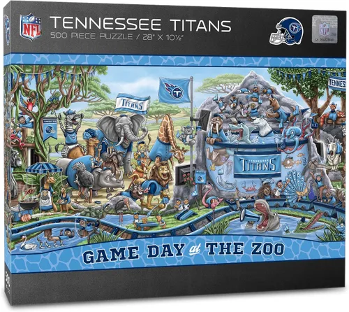 Vista 27 de YouTheFan - Rompecabezas NFL Game Day at The Zoo, 500 piezas