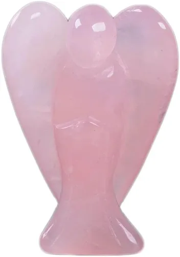 Vista 13 de Justinstones Estatua de Ángel de la Guarda de Gema Tallada en 7 Chakras, Ángel de la Paz en Bolsillo, 5 cm