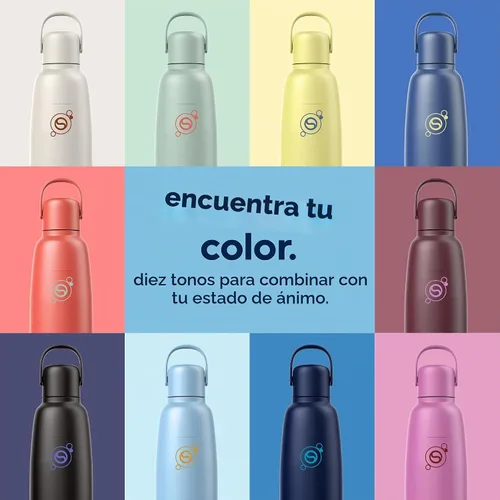 Vista 9 de sodastream Fizz & Go Cool, Botella de agua carbonatada de acero inoxidable de 0.9 L, botella de metal aislada para agua con gas, compatible