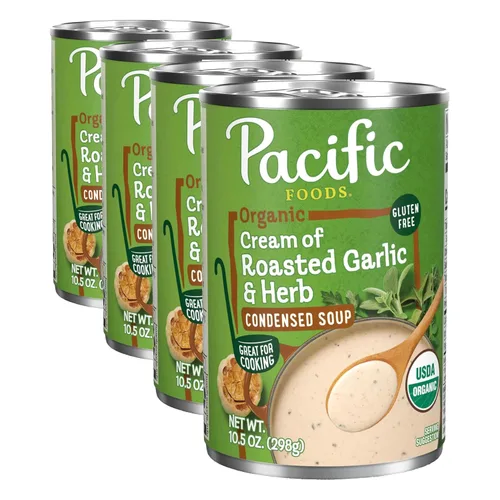 Vista 12 de Pacific Foods Crema orgánica de sopa de pollo, lata de 10.5 oz