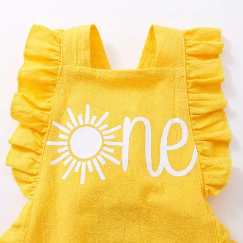 Vista 11 de Shalofer Traje de primer cumpleaños para bebé niña con diadema