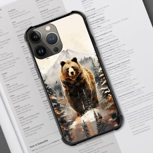 Vista 157 de Funda compatible con iPhone 15, diseño de elefantes africanos, diseño increíble a prueba de golpes, antiarañazos, carcasa trasera de policarbonato