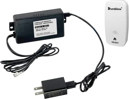 Vista 11 de Durablow TR2001 - Kit de control remoto de encendido y apagado para chimenea de gas con válvula Millivolt o módulo de encendido electrónico, caja