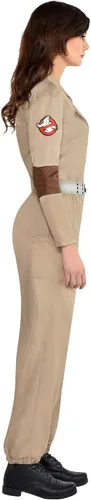 Vista 2 de Party City Classic Ghostbusters Halloween Costume for Women with Badges