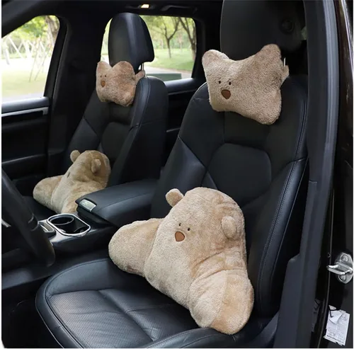 Vista 3 de Almohada para reposacabezas de automóvil, almohada plplaaoo para automóvil, suministros para el interior del automóvil, suave y cómoda