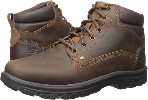 Vista 12 de Skechers - Botas de senderismo para hombre color granate