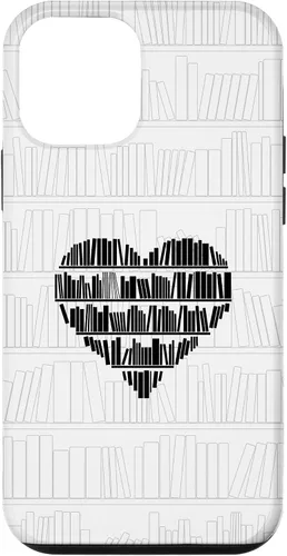 Vista 16 de Bookworm Book Lover Minimalist Heart White Case for iPhone 17