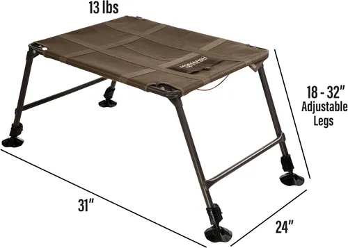Vista 4 de Momarsh Final Stand Dog Adjustable Training Platform & Storage Panel Hunting Stand Elevated Pet System for Place, Agility & Steadiness Dog