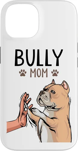 Vista 4 de Funda para iPhone 13 Pro Max American Bully Mom Dog Mama Dog Dog Holder