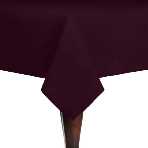 Vista 19 de Ultimate Textile Cotton-Feel 72 x 108-Inch Rectangular Fine Dining Tablecloth Black