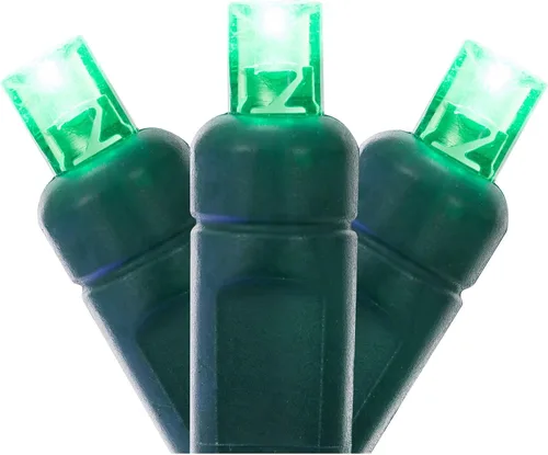 Vista 16 de Vickerman Juego de 100 luces LED GW WA Ec multicolor con LED gran angular de molde único, 36 pies