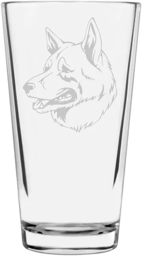 Vista 45 de Berner Niederlaufhund - Vaso de pinta de 16 onzas con temática de perro personalizado personalizado con temática de perro Golden Retriever