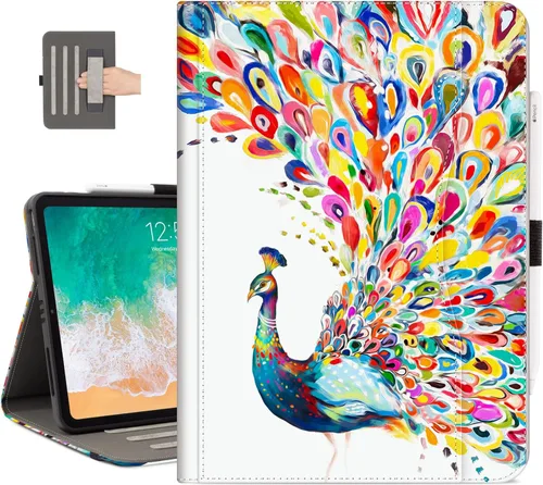 Vista 15 de Vimorco Funda para iPad Air 4ª/5ª 10.9, para iPad Air 6ª 11 M2, para iPad Pro de 11 pulgadas 4ª/3ª/2ª/1ª generación, soporte para lápiz, correa