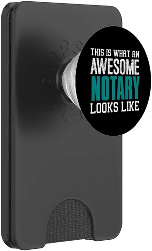 Vista 7 de Así es como se ve un notario impresionante Regalo divertido Notario PopSockets Standard PopGrip