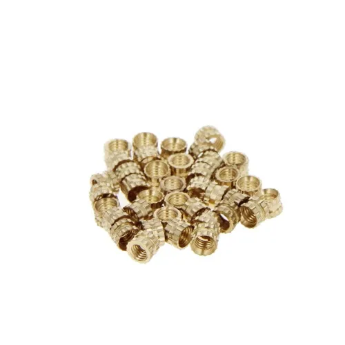 Vista 39 de Tuercas moleteadas de rosca hembra M2x3mm OD Tuercas de inserción roscadas de latón Tuercas de incrustación hidráulicas soldadas juntas Kit surtido