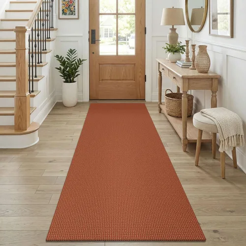 Vista 90 de KOZYFLY - Tapete para puerta de interior, lavable, pequeña, antideslizante, con respaldo de goma, felpudo de algodón para el hogar, color negro