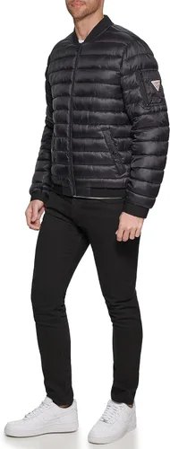 Vista 2 de GUESS Bombardero ligero de manga larga con puños elásticos para hombre