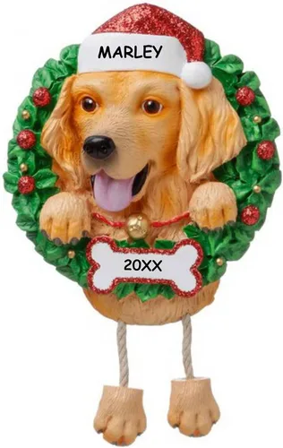 Vista 9 de Adorno de Navidad personalizado para mascotas de raza de perro (Beagle)