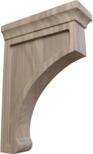Vista 23 de Ekena Millwork Gomez - Soporte de madera, BKTW02X04X06GORW Madera de caucho.