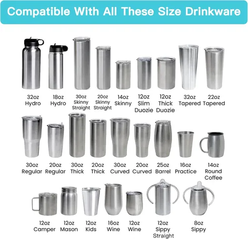Vista 5 de Base de silicona para vaso con ranura integrada, soporte para vasos para manualidades, para aplicar calcomanías de vinilo para vasos y alineación