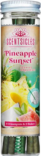 Vista 3 de Scentsicles - Varillas aromáticas de adorno de otoño y manzanas, 1 botella (6 varillas en total)
