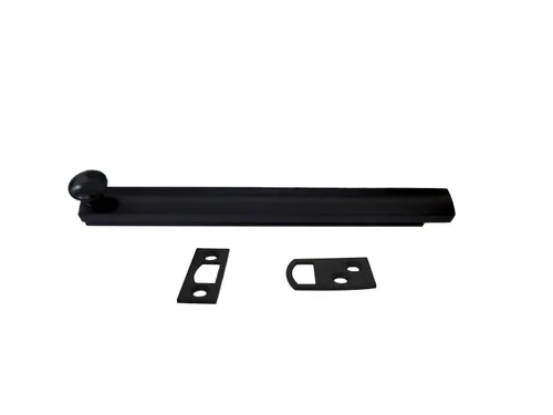 Vista 9 de QCAA Perno de superficie oculta de latón macizo resistente, 6 pulgadas, latón antiguo cepillado, 1 paquete, fabricado en Taiwán Latón envejecido