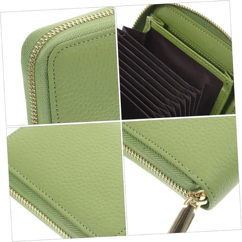 Vista 8 de 3pcs Wallet Convenient Bag Pouch Holder Case Change Storage Holder Large Capacity Cards Holder Id Bag Coin Container Business Delicate Bag Men Purse