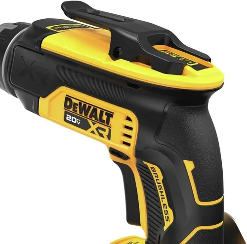 Vista 8 de DEWALT Pistola de tornillos para paneles de yeso de 20V MAX, batería y cargador incluidos (DCF630E1)